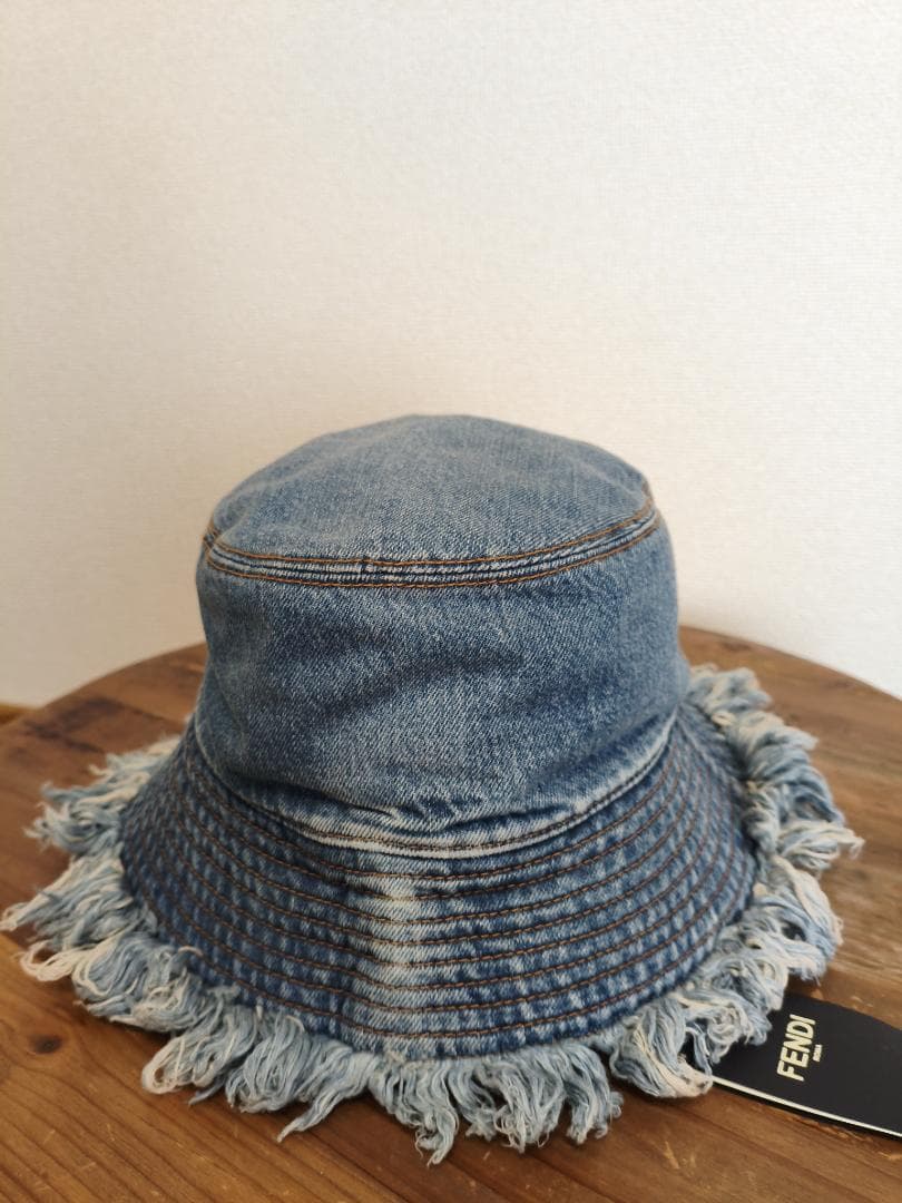 【ほぼ新品】FENDI バケットハット Lサイズ デニム
