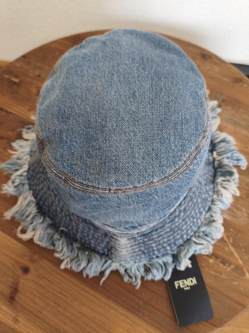 【ほぼ新品】FENDI バケットハット Lサイズ デニム