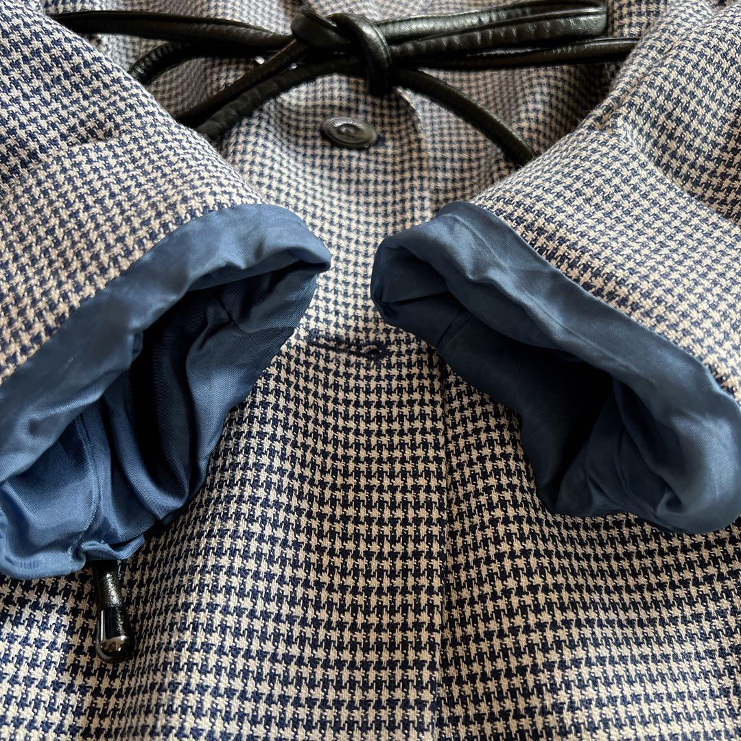 【TOMORROWLAND collection】ベルテッドジャケット チェック