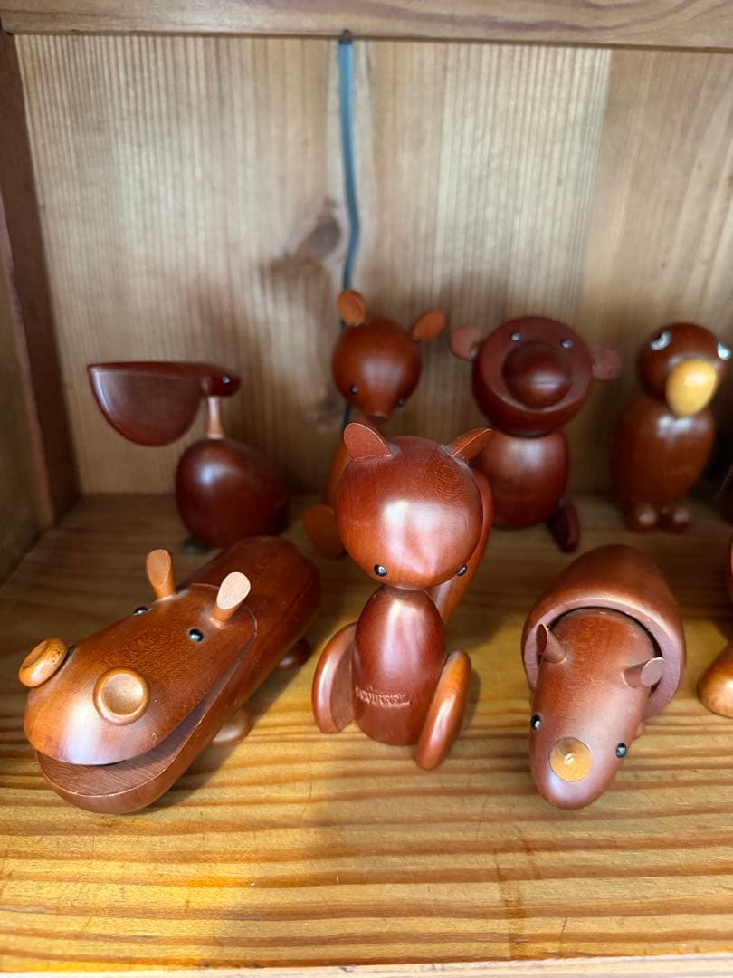 千趣会　ロイヤルペット　木製　アニマル フィギュア　北欧　19体