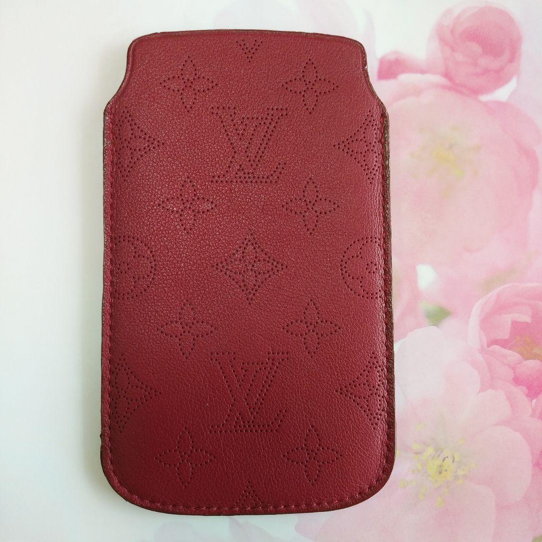 ☆最終値下げ☆　ルイヴィトン　スマホ、メガネケース　マヒナレザー