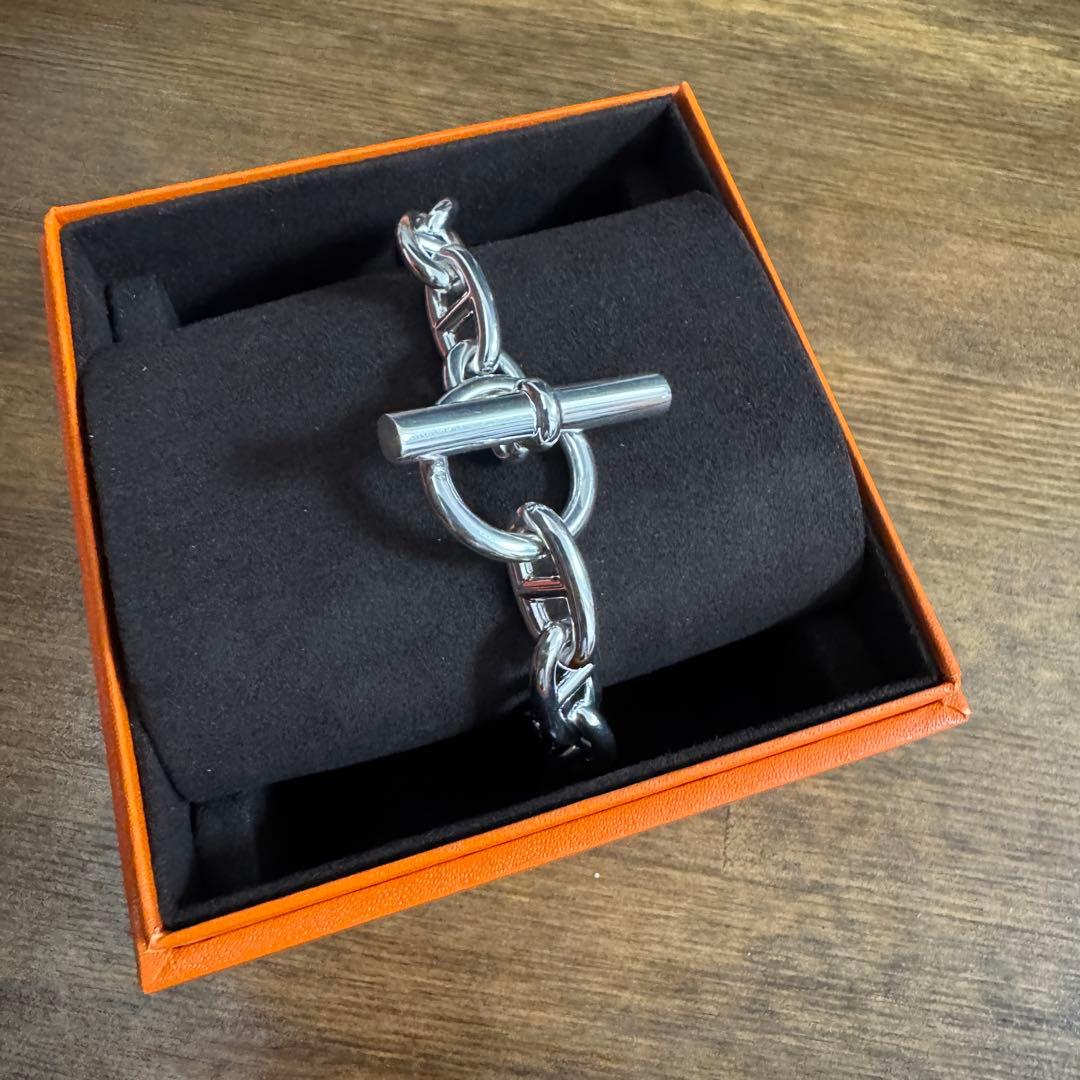 【希少・新品未使用】 GM 15 コマ エルメス シェーヌダンクル ブレスレット