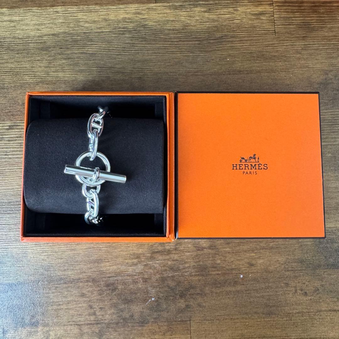 【希少・新品未使用】 GM 15 コマ エルメス シェーヌダンクル ブレスレット