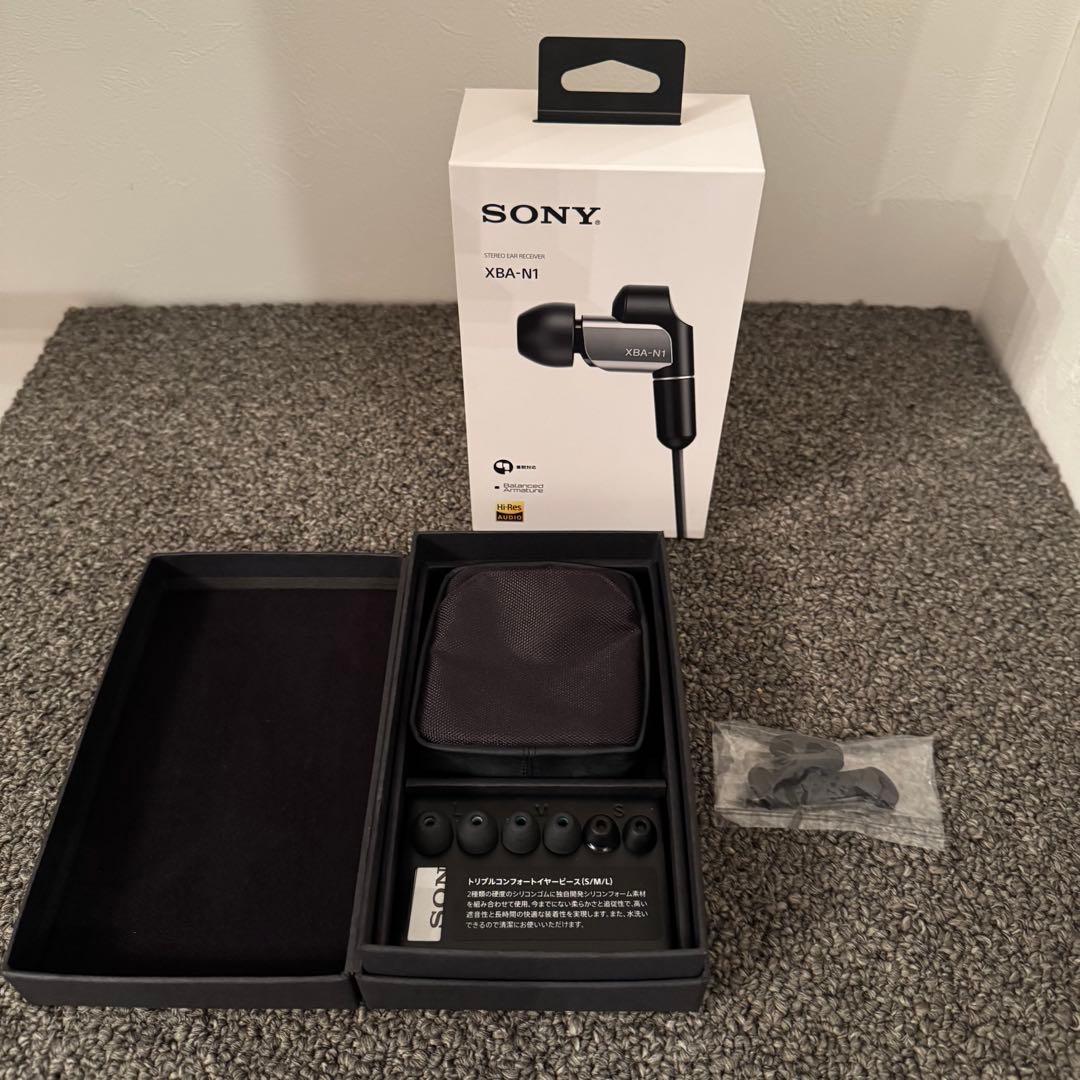 【美品】SONY XBA-N1 ハイレゾ対応 有線イヤホン