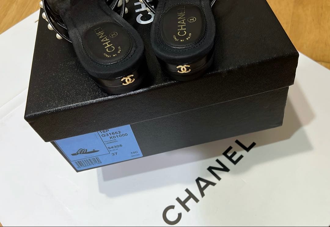 可愛いすぎ❤︎CHANEL♡パール♡ココマーク♡マトラッセ♡サンダル❤︎37
