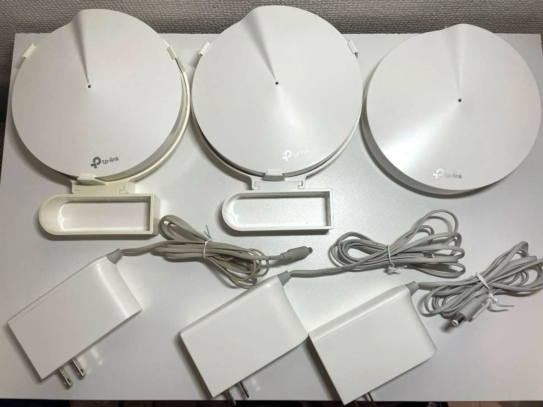 TP-Link Deco M9 Plus (3台セット) ＋壁掛けアダプタ2点