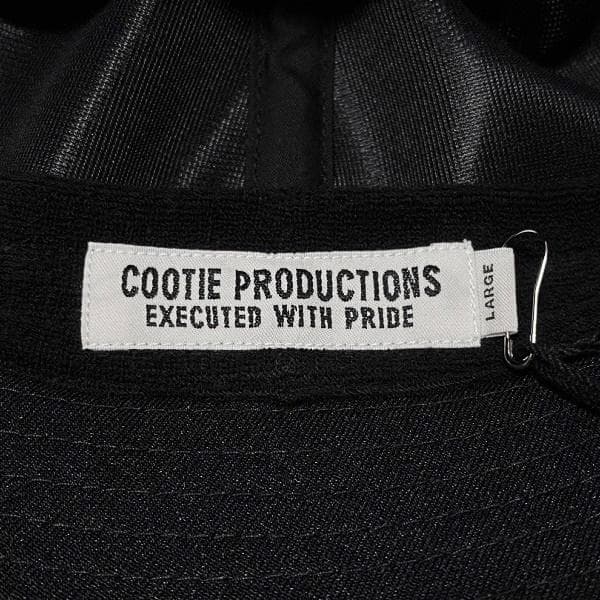 極美品 COOTIE ポリエステルツイルボールハット ブラックL タグ付属 帽子