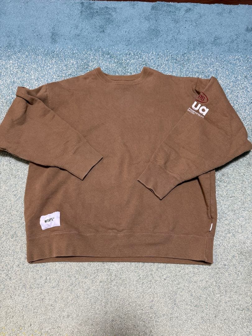 WTAPS ブラウン クルーネック トレーナー