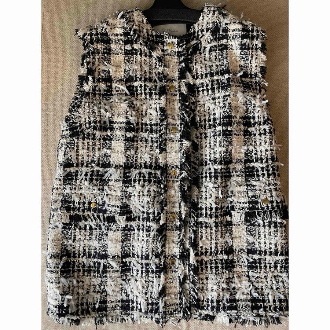 st.cecilia ツイードジレ