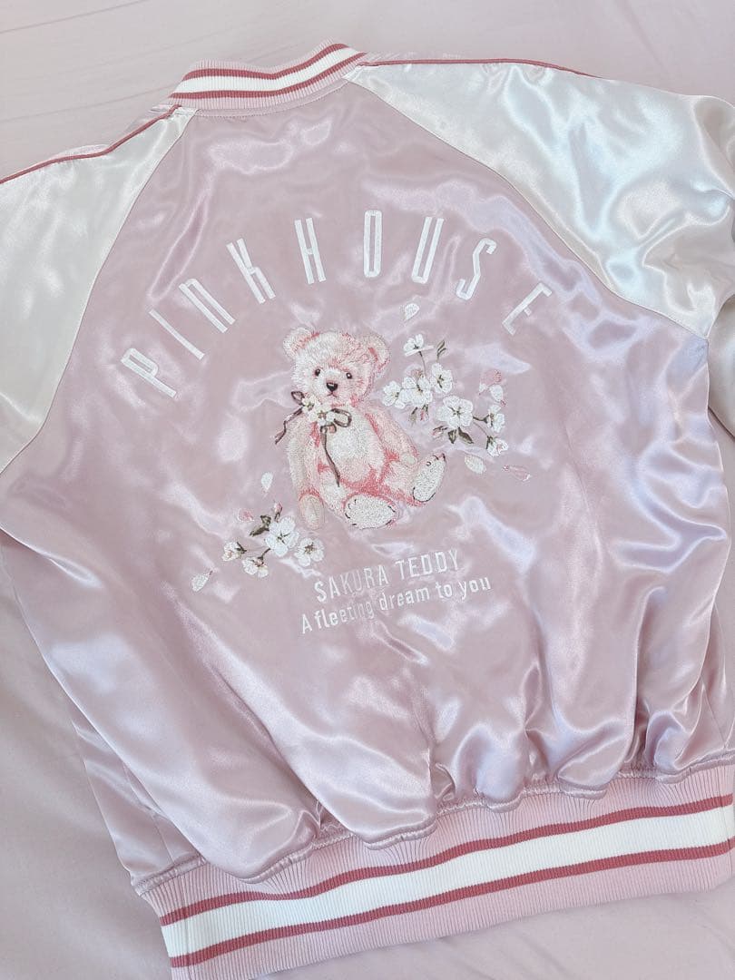 pinkhouse♡ピンクハウス♡桜テディスカジャン♡