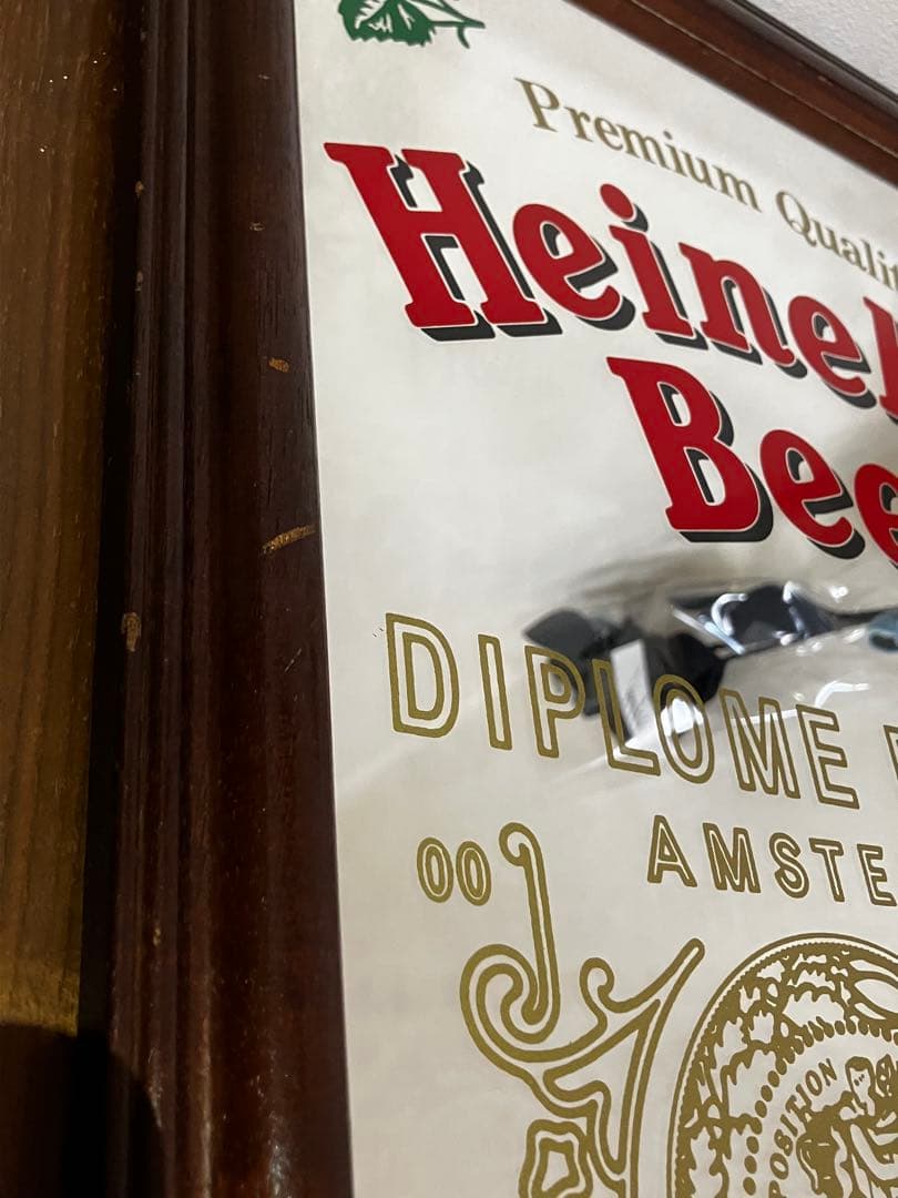 Heineken パブミラー　ヴィンテージ