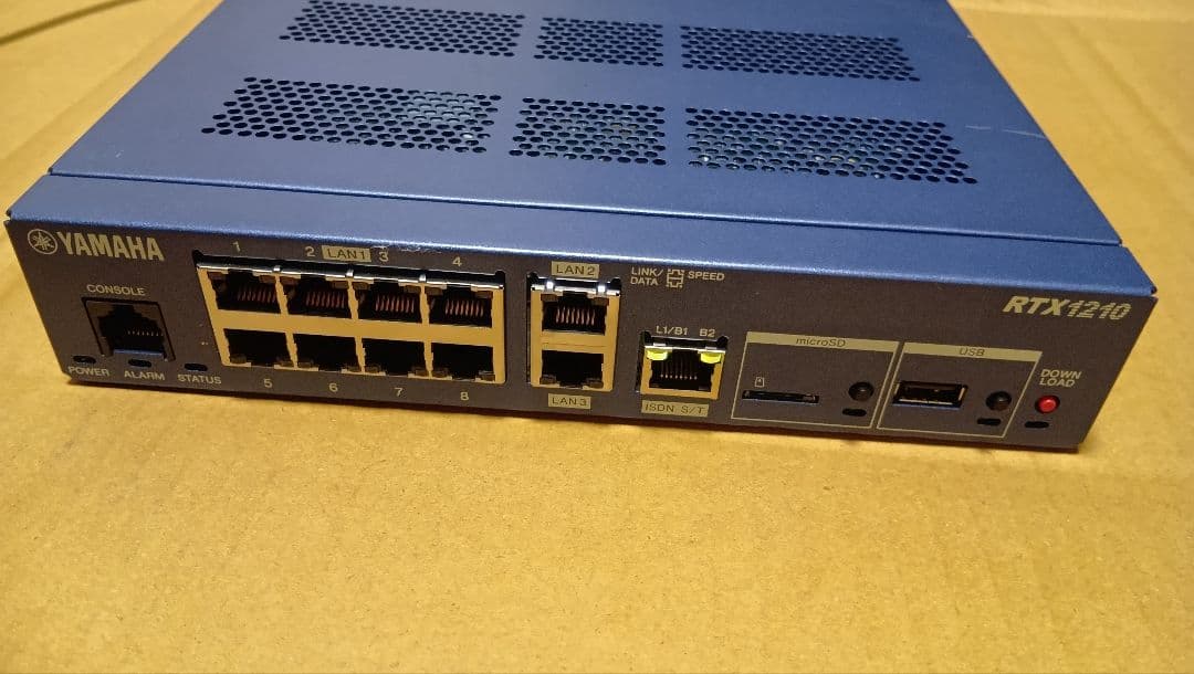 YAMAHA RTX1210 ルーター 8ポート