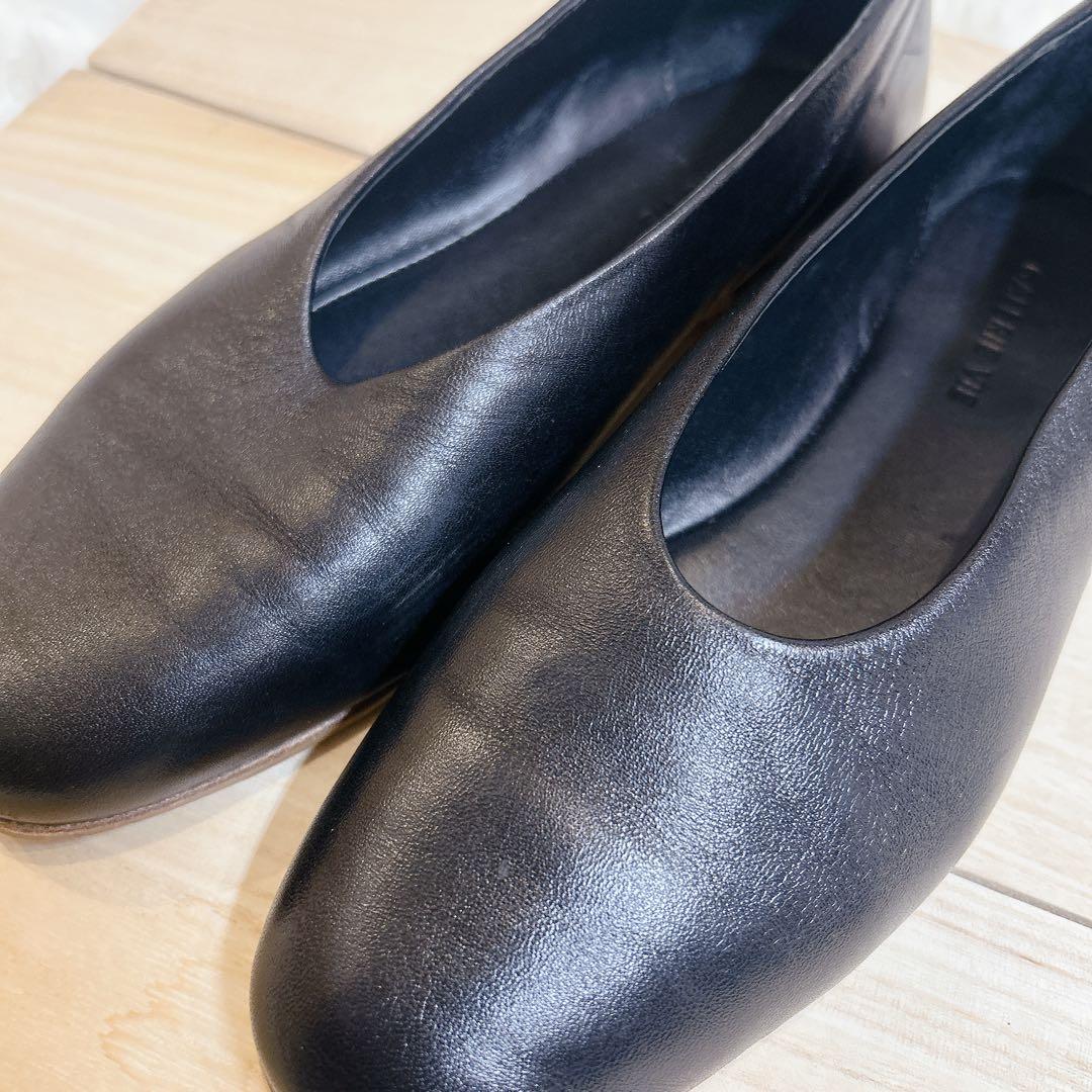 GALERIE VIE LAUREL ギャルリーヴィー スリッポン 本革ブラック