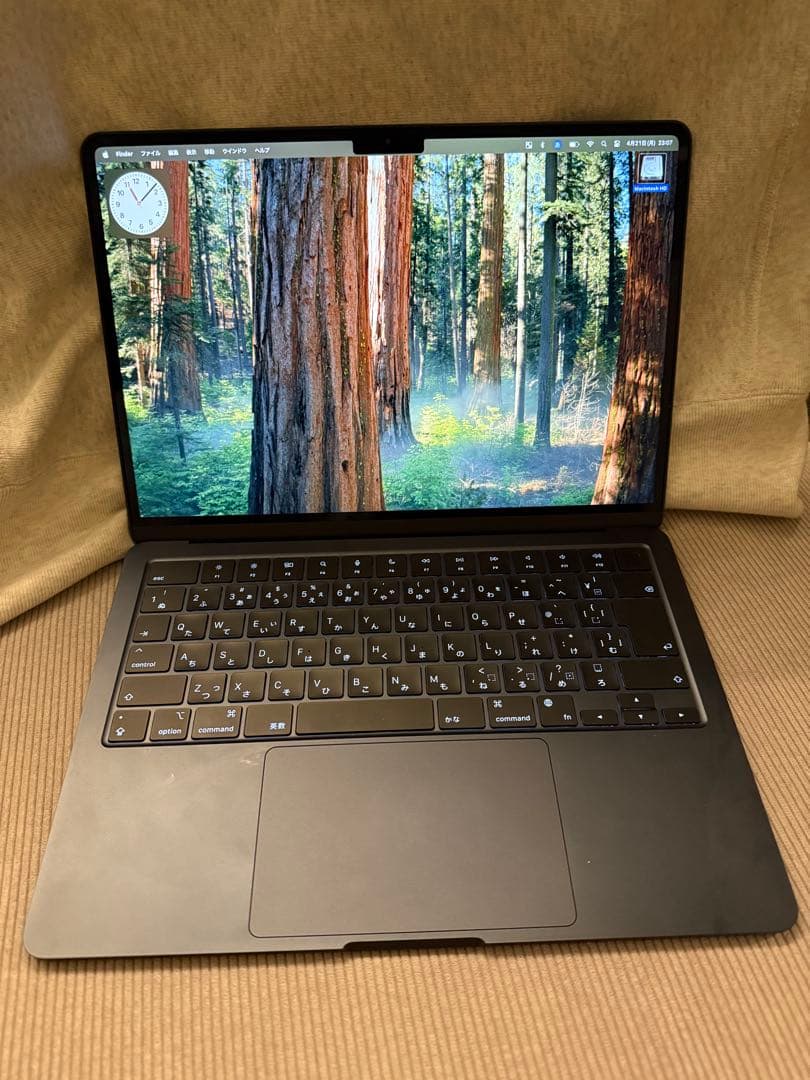 Apple MacBook air M2スペースグレー 本体