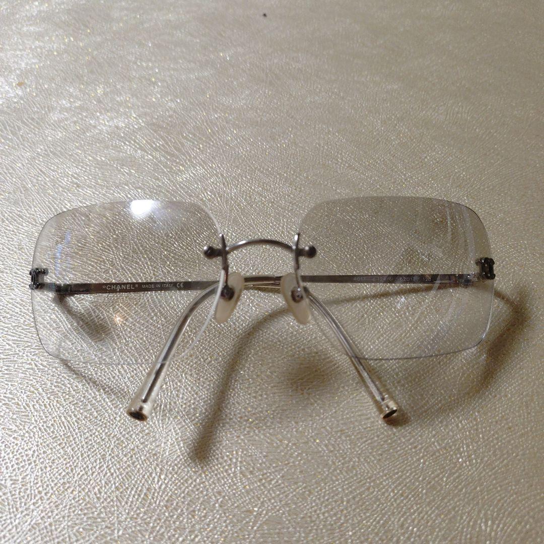CHANEL♥シルバー メタルフレーム グラデーションレンズ サングラス