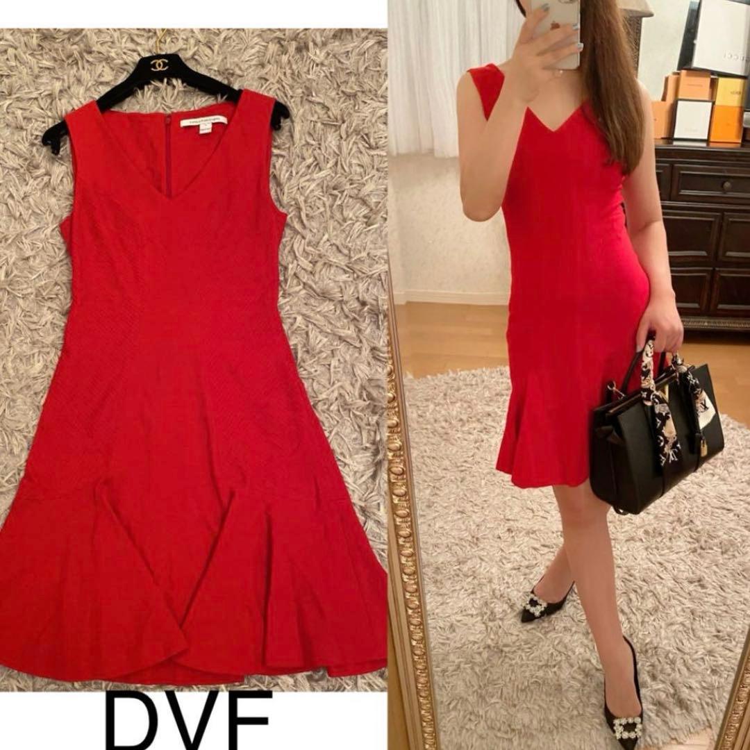 美品　DVFワンピース US4
