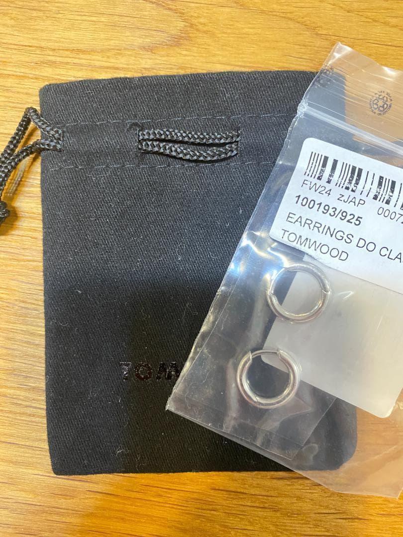 正規品新品☆Tom Wood☆クラシックフープピアス small