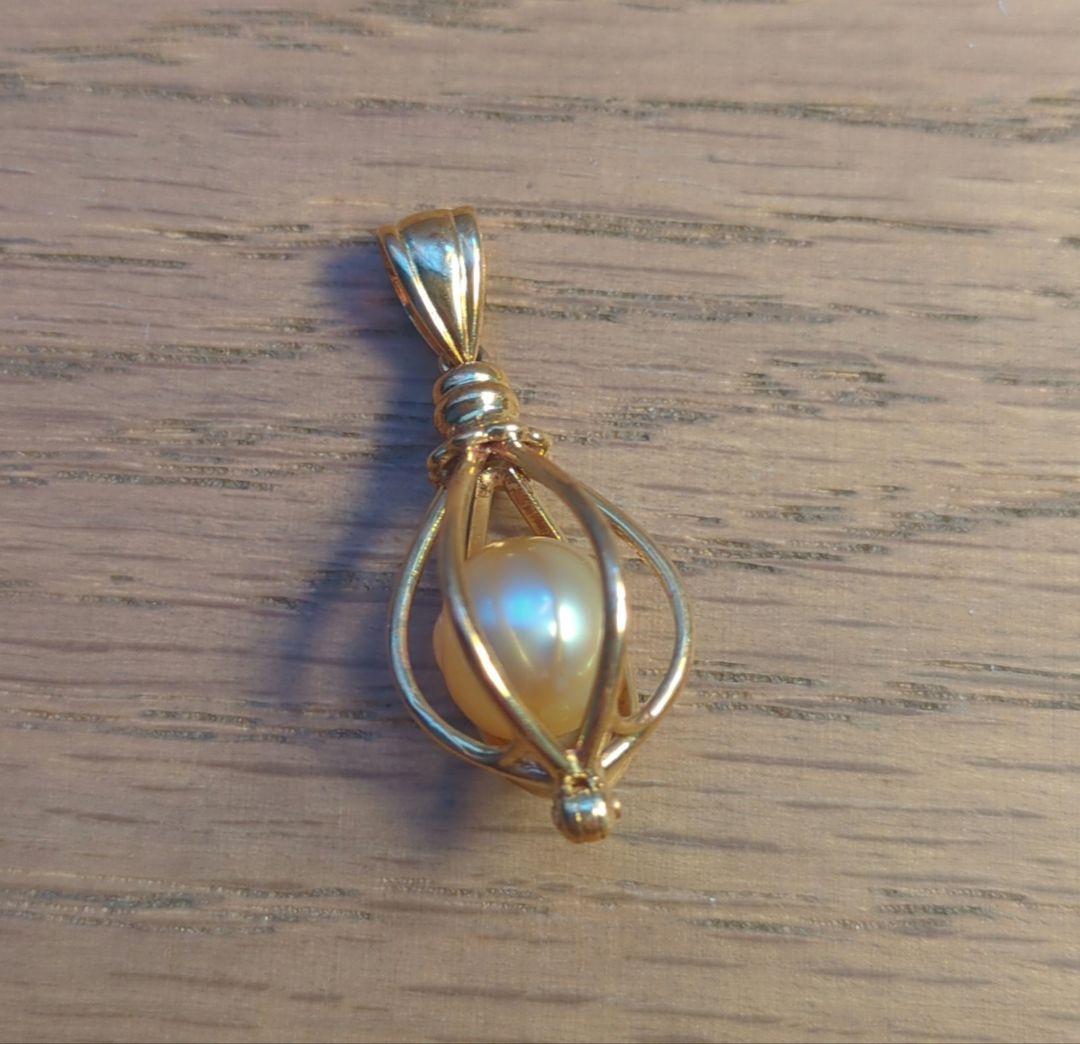 K18 真珠 ペンダント