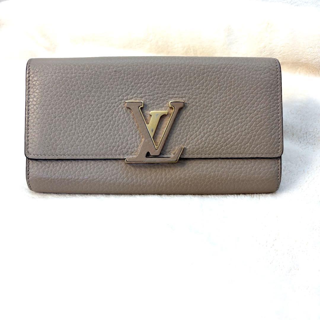 美品　ルイヴィトン ポルトフォイユ カプシーヌ ガレ トリヨン 長財布