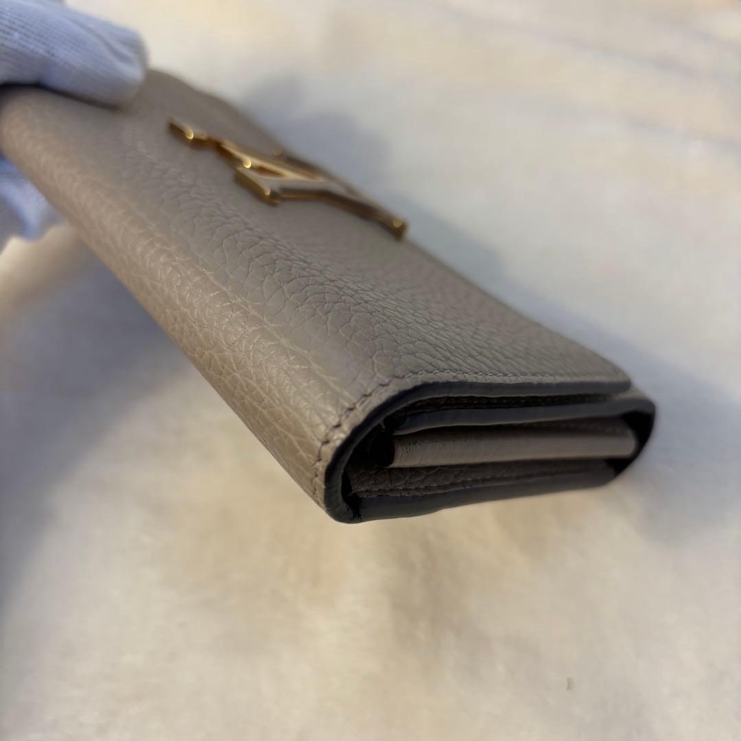 美品　ルイヴィトン ポルトフォイユ カプシーヌ ガレ トリヨン 長財布