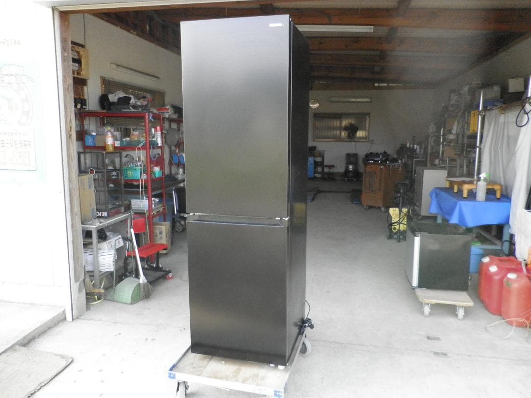 アイリスオオヤマ２ドア冷凍冷蔵庫 IRSN-27AB２０２２年　ブラック 動作品