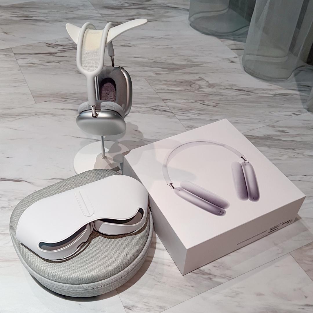 AirPods Max シルバー【箱・スタンド・ケース付き】