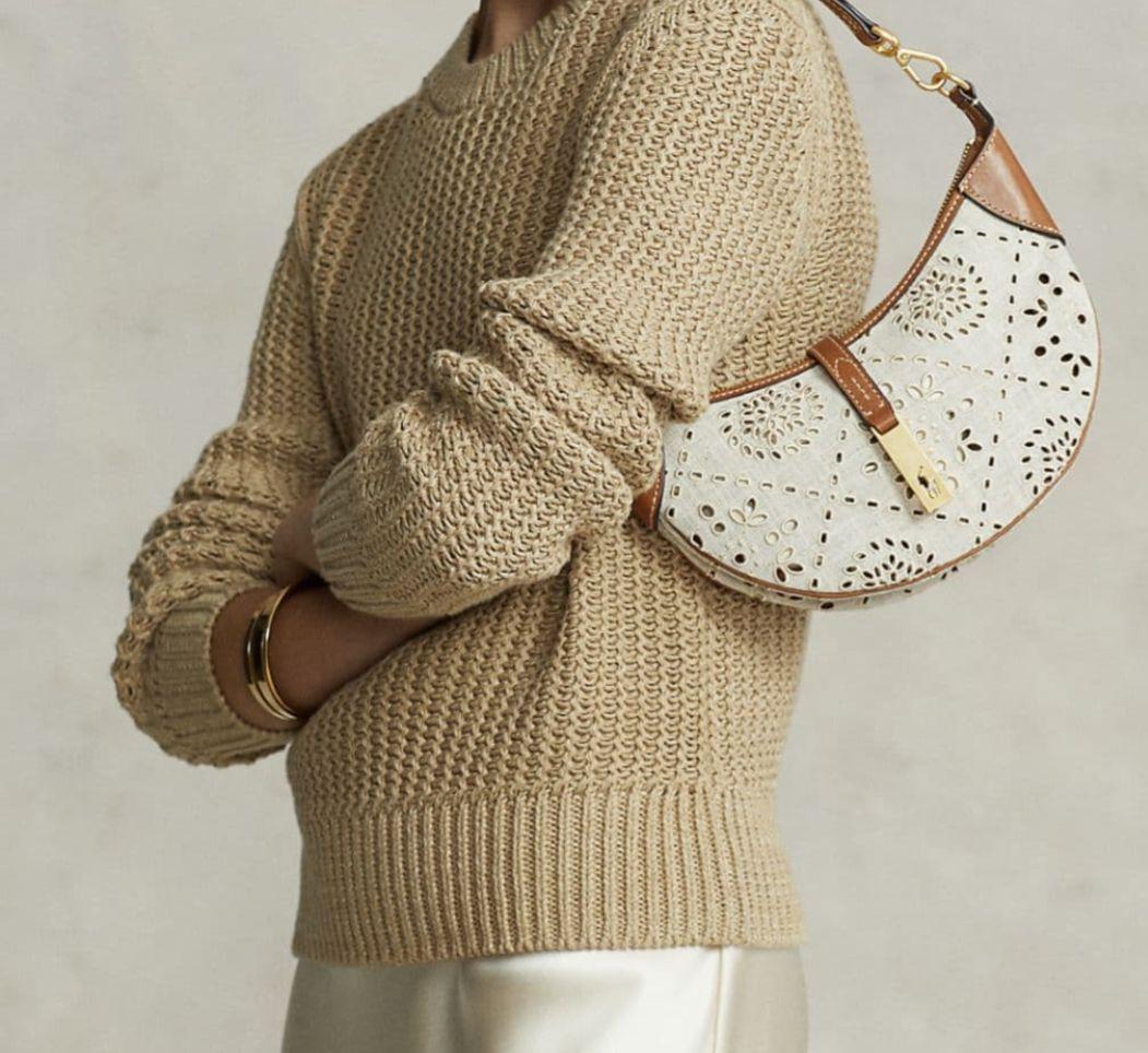 新品同様★ ポロラルフローレン 近年 ミニショルダーバッグ ハンドバッグ