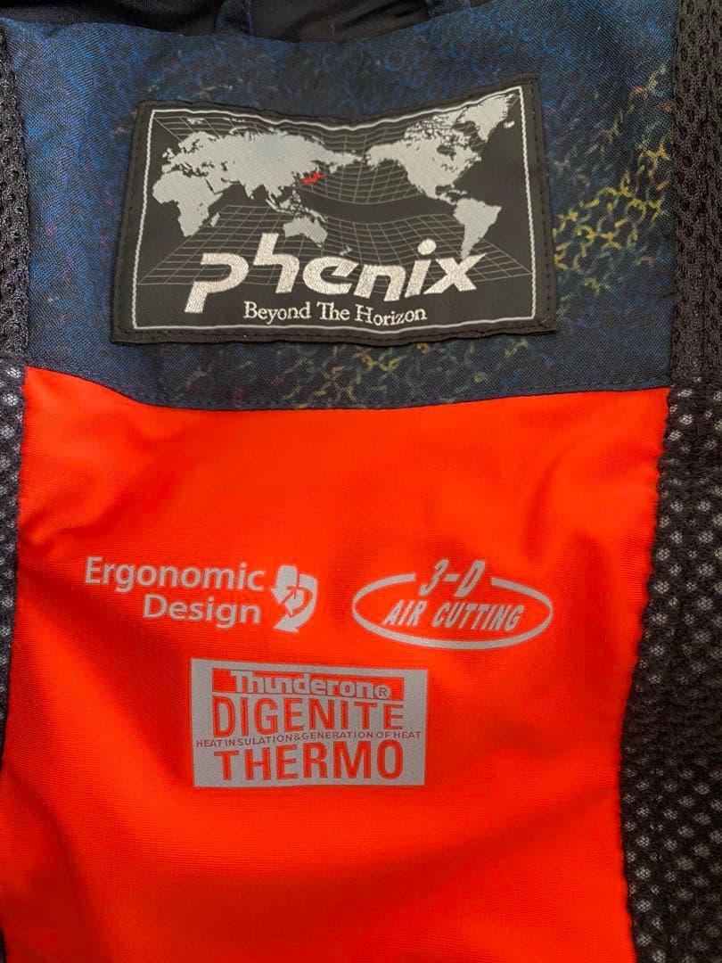 美品！Phenix スキーウェア Lサイズ ネイビー/イエロー