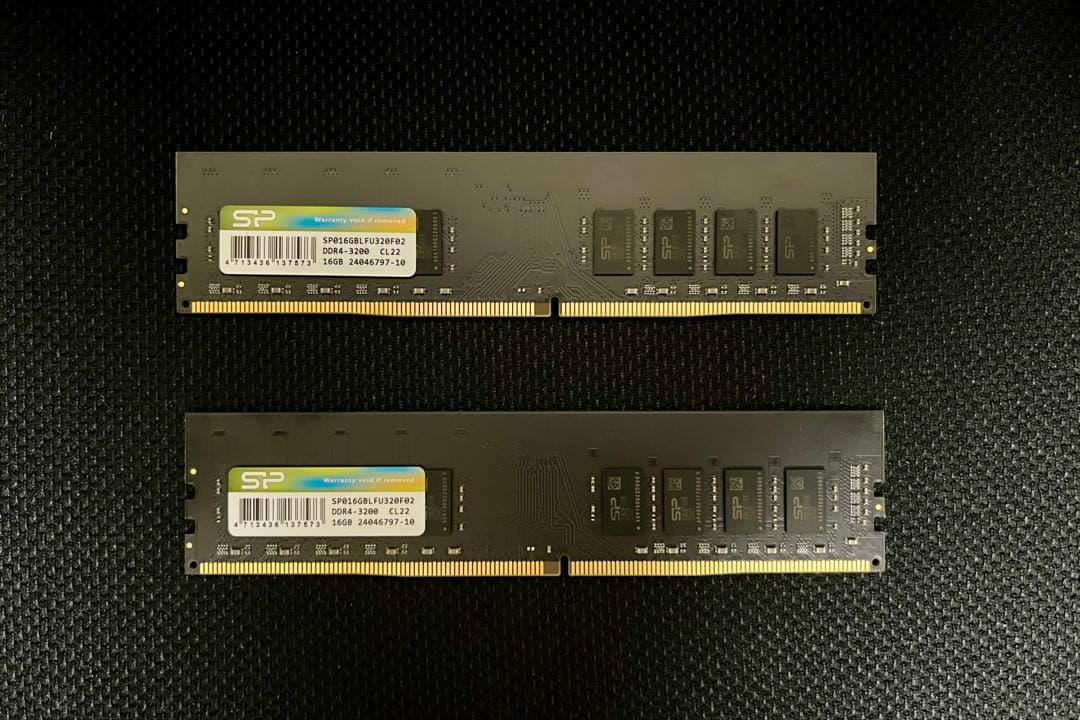 【箱無】SP メモリ DDR4-3200 16GB × 2枚