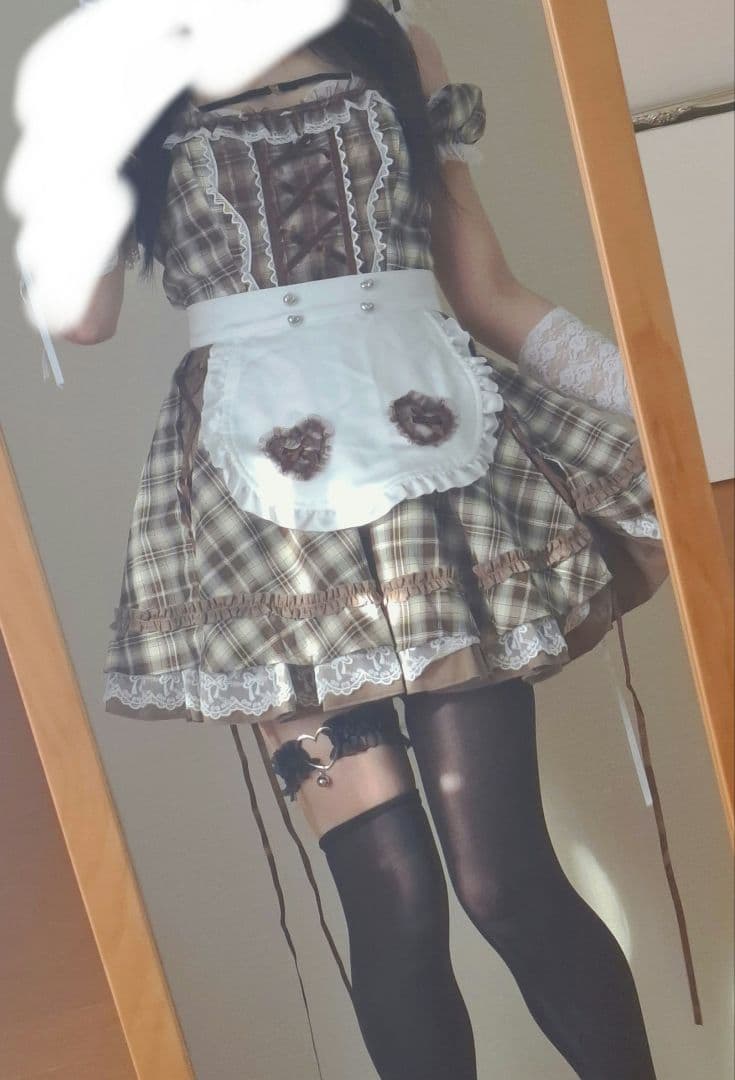 マリームーン　チョコレートチャンクチェックメイド バレンタインコスプレ