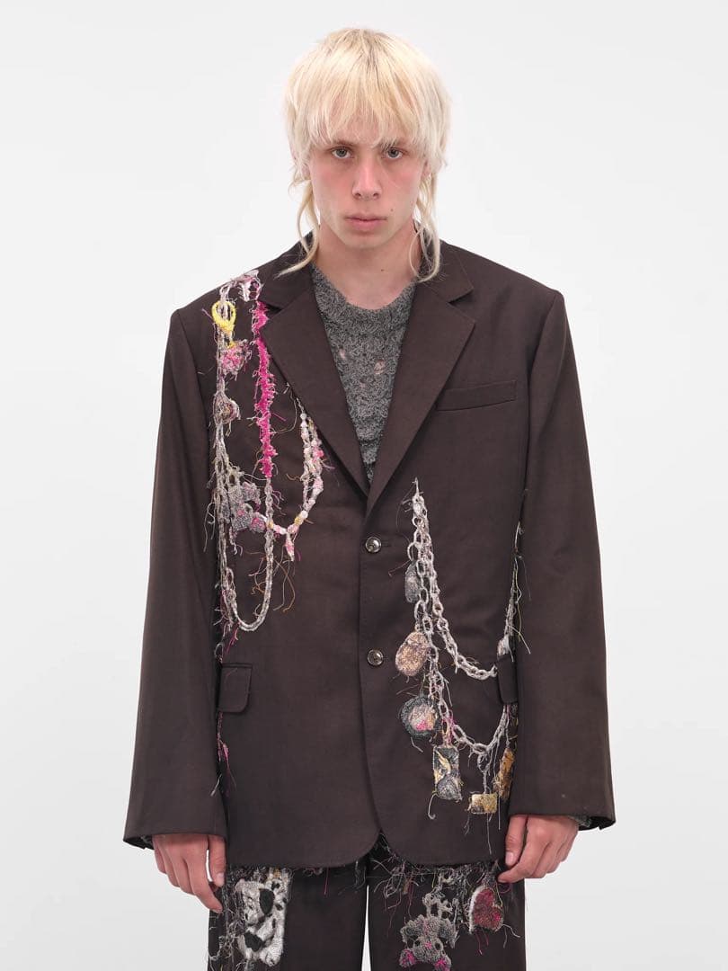 新品 25AW doublet EMBROIDERED CHAIN ジャケット