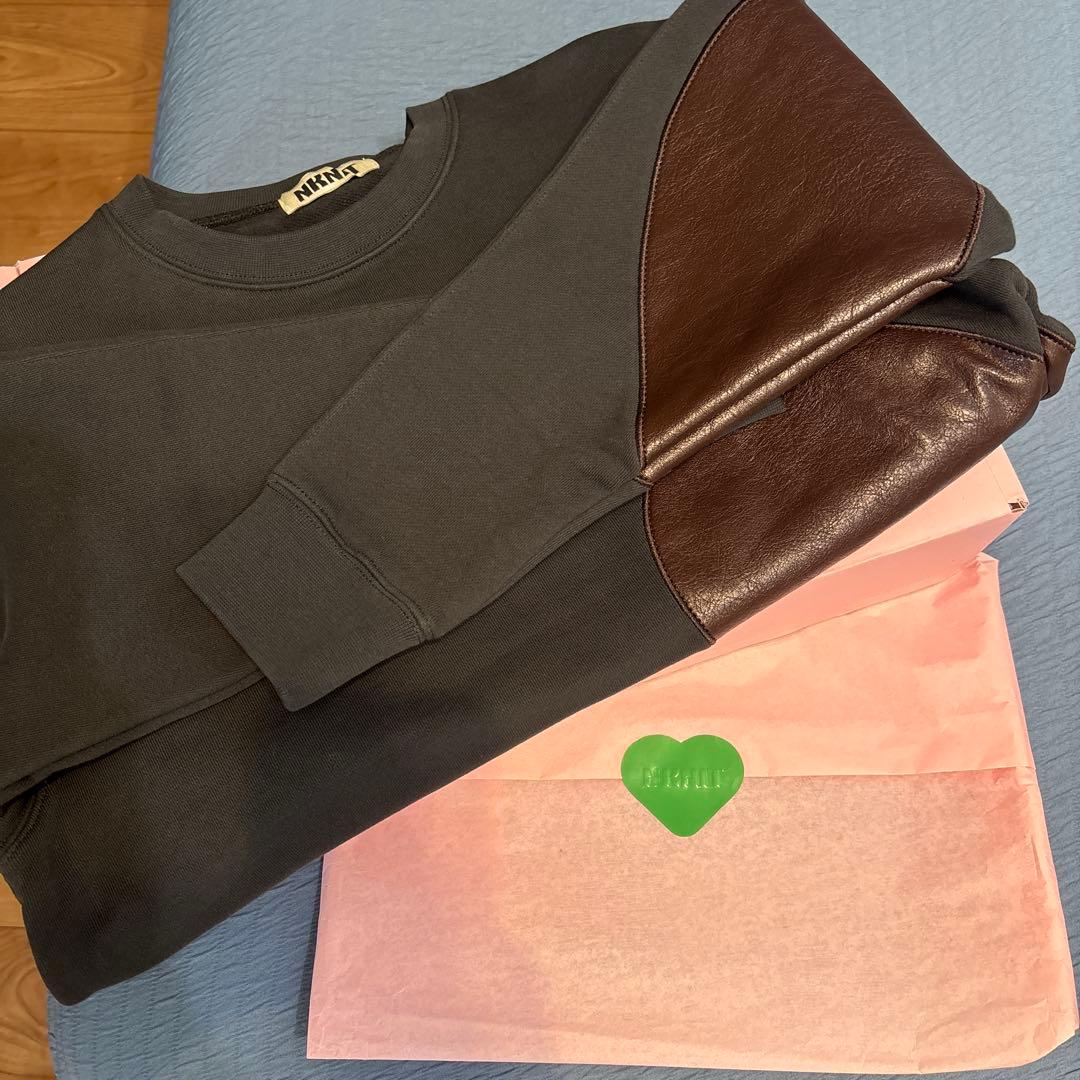 【新品】NKNIT pattern pullover sweat