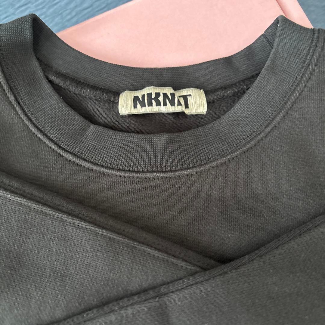 【新品】NKNIT pattern pullover sweat