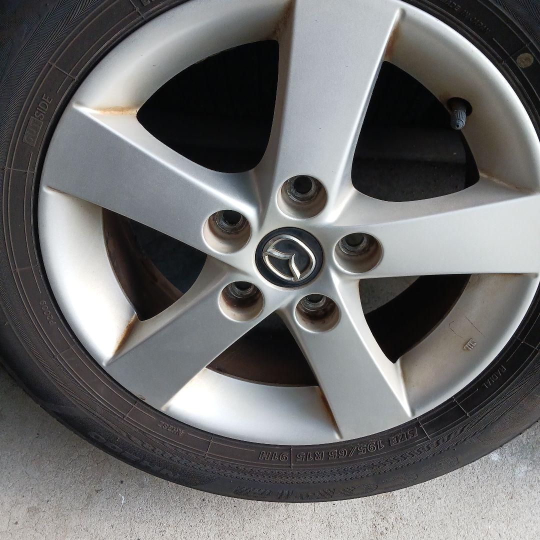 マツダ純正ホイール ブリヂストン エコピア 15インチ ホイールセット