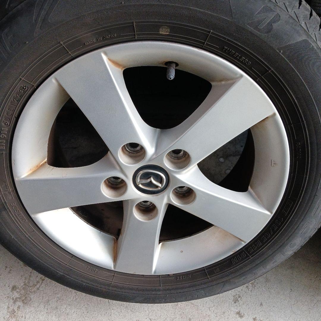 マツダ純正ホイール ブリヂストン エコピア 15インチ ホイールセット