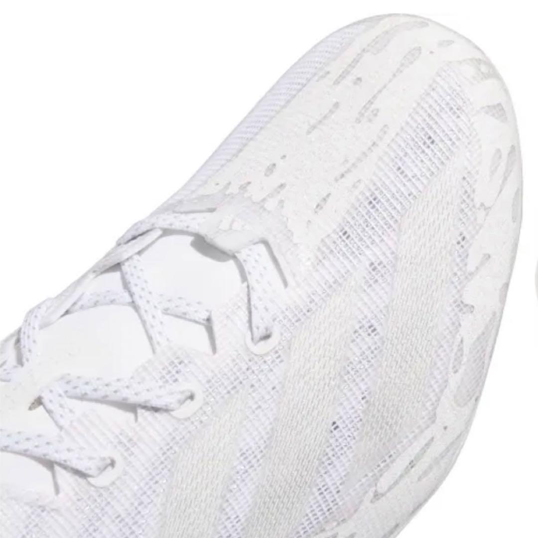 アディダス 27 アディゼロ エレクトリック アメフト スパイク シューズ 白