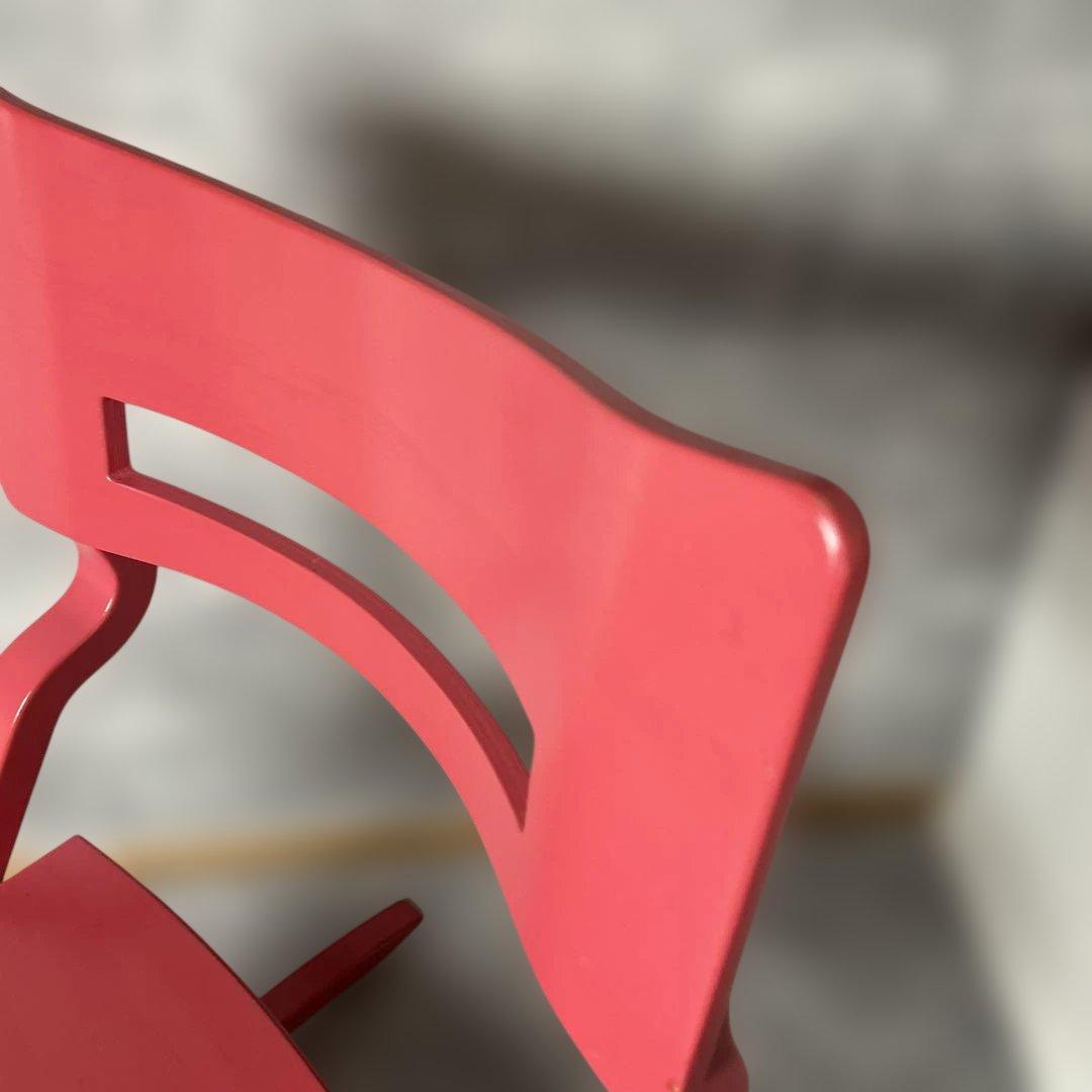 Leanderハイチェア デンマーク発のブランド名作希少カラー♡ピンク