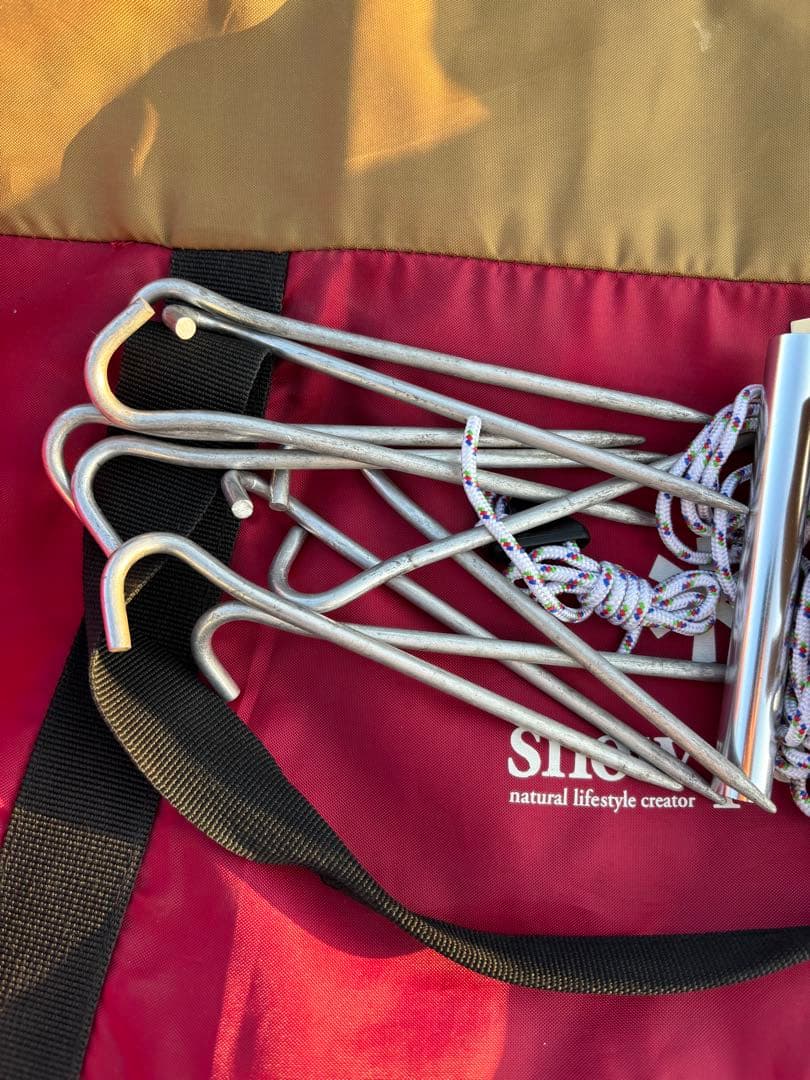 た*け様  peak スノーピーク アメニティドームM シート付き