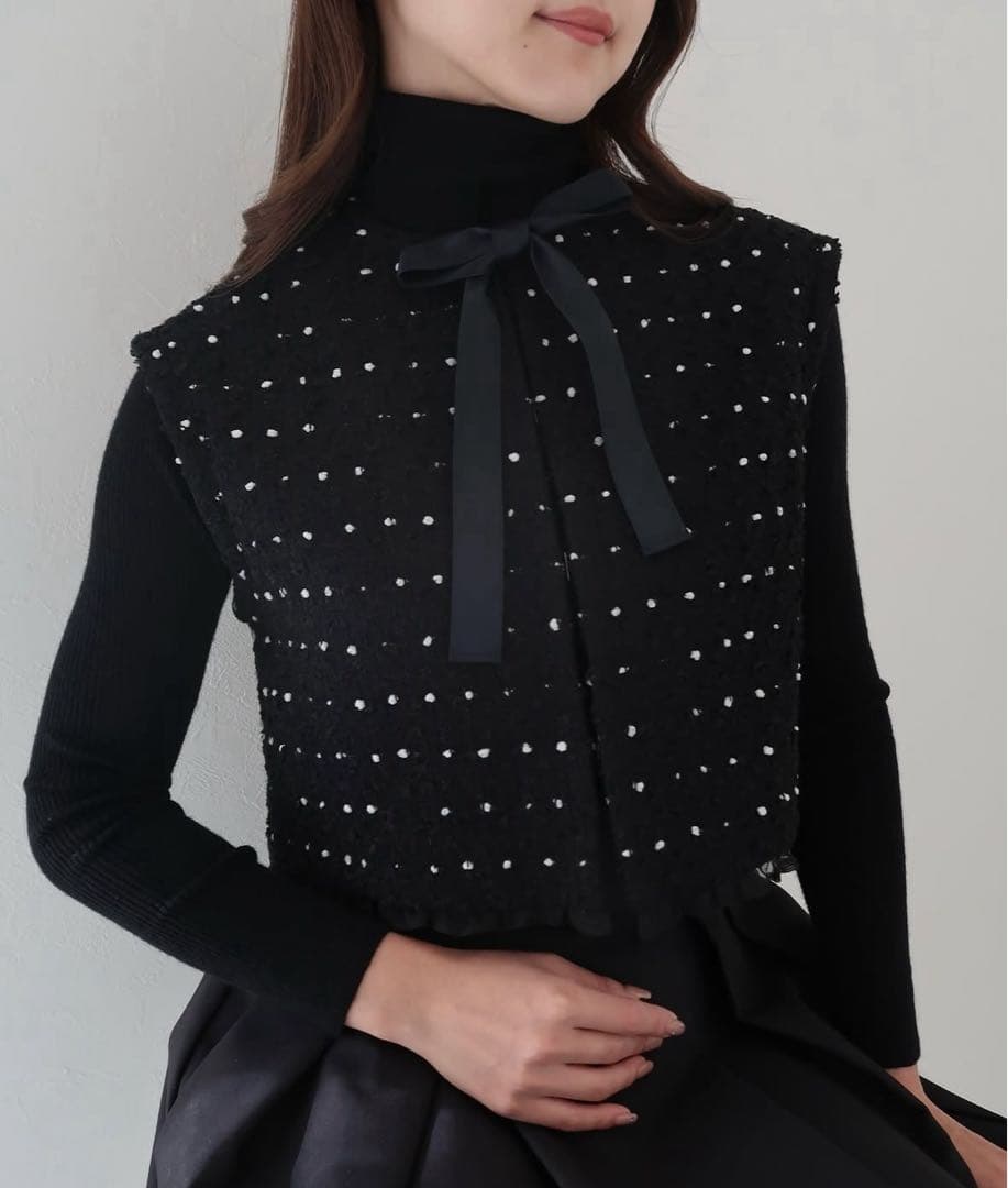 Cavori ツイードジレ