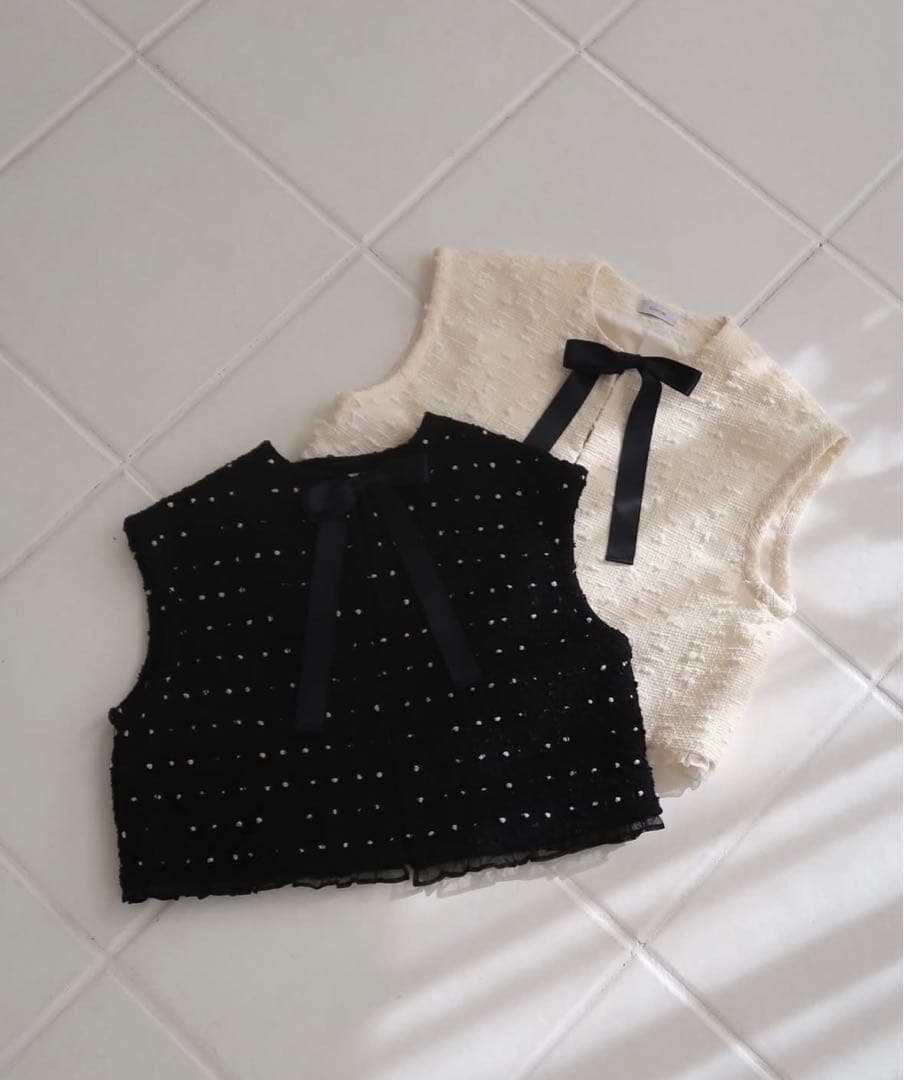 Cavori ツイードジレ