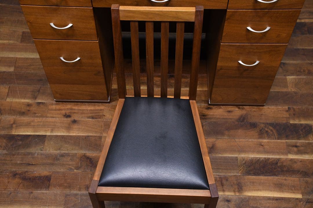 EJC13 シャルドネ ボーテ ウォールナット無垢材 ドレッサー チェア セット