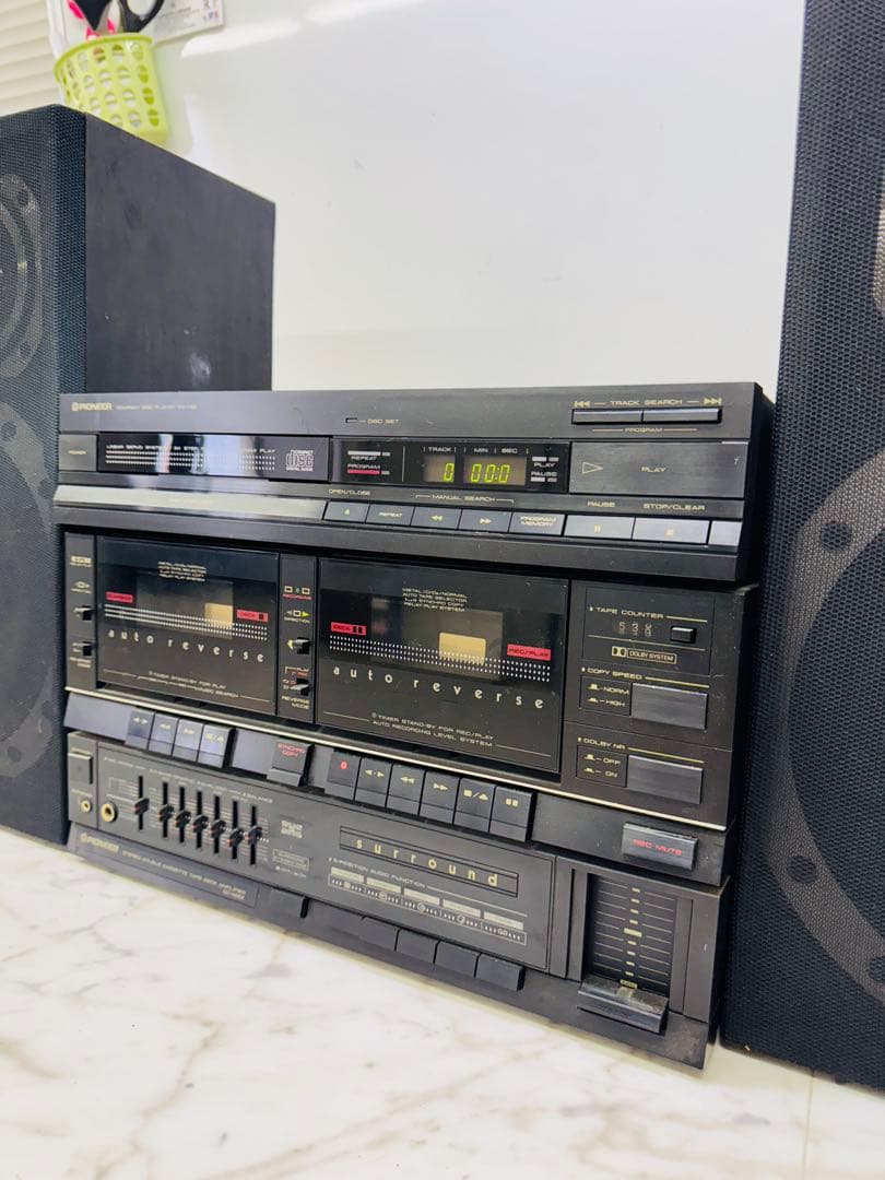 Pioneer パイオニア システムコンポ プレーヤー 中古品 レトロ 電化製品