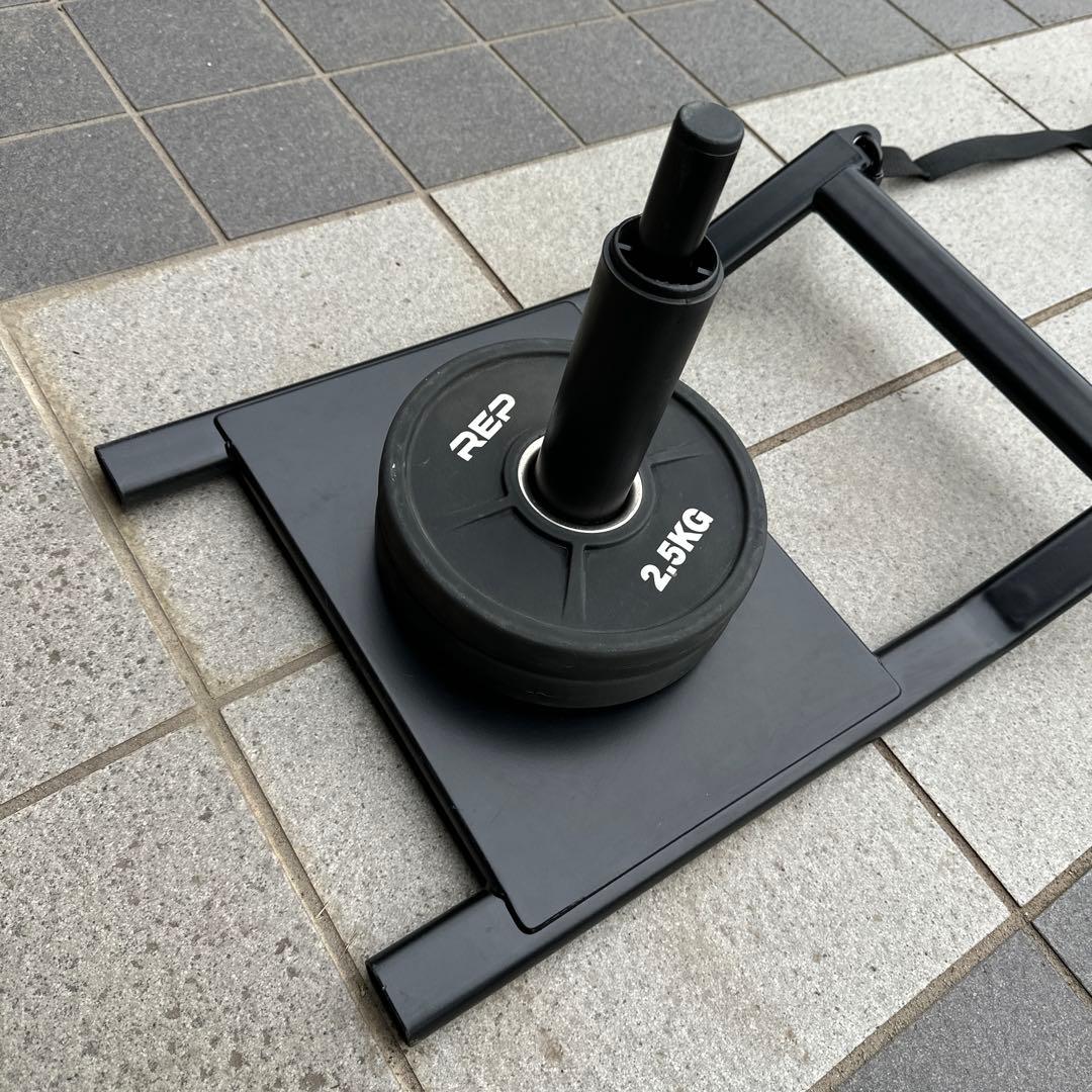 陸上 スレッド走 そり走 トレーニングセット ウエイトプレート付き