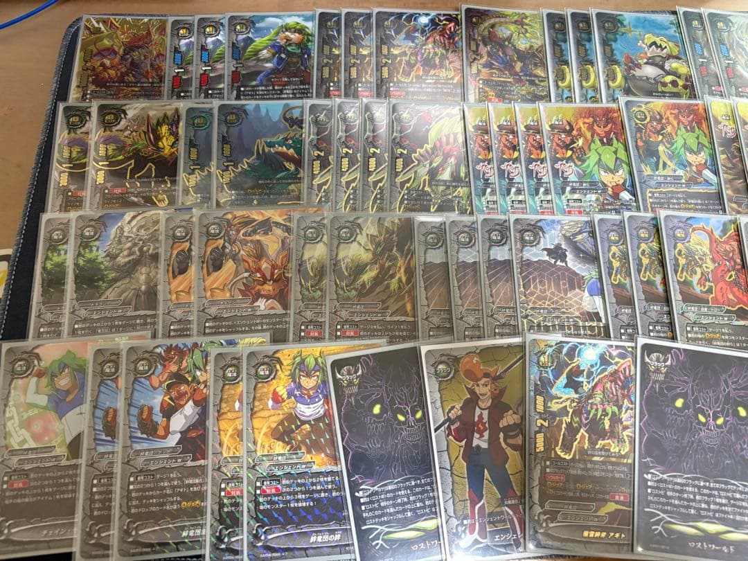 バディファイト　絆竜団デッキ　スリーブ付き