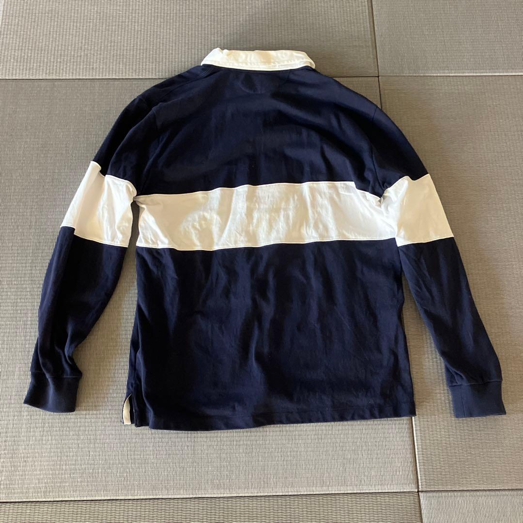 ポロスポーツネイビーラグビーシャツ