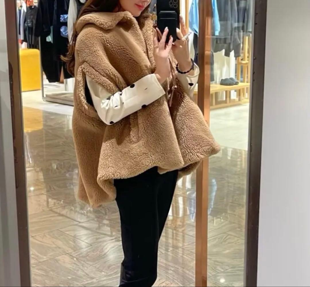 フジコ様【hyeon】ted cape / camel 【タグ付き新品未使用】