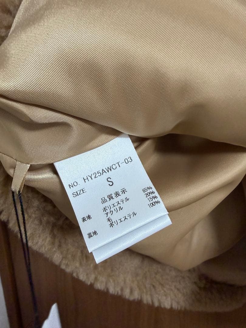 フジコ様【hyeon】ted cape / camel 【タグ付き新品未使用】