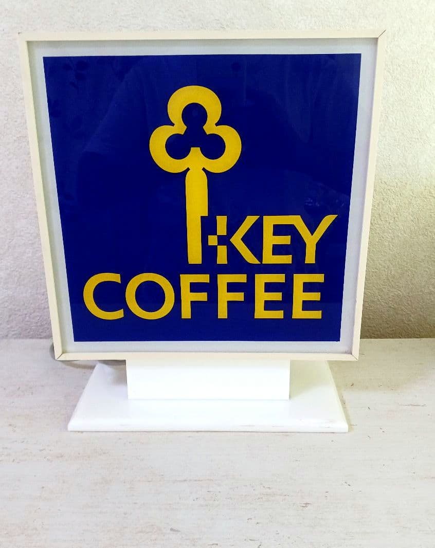 KEY COFFEE　キーコーヒー　レトロ　 電飾看板