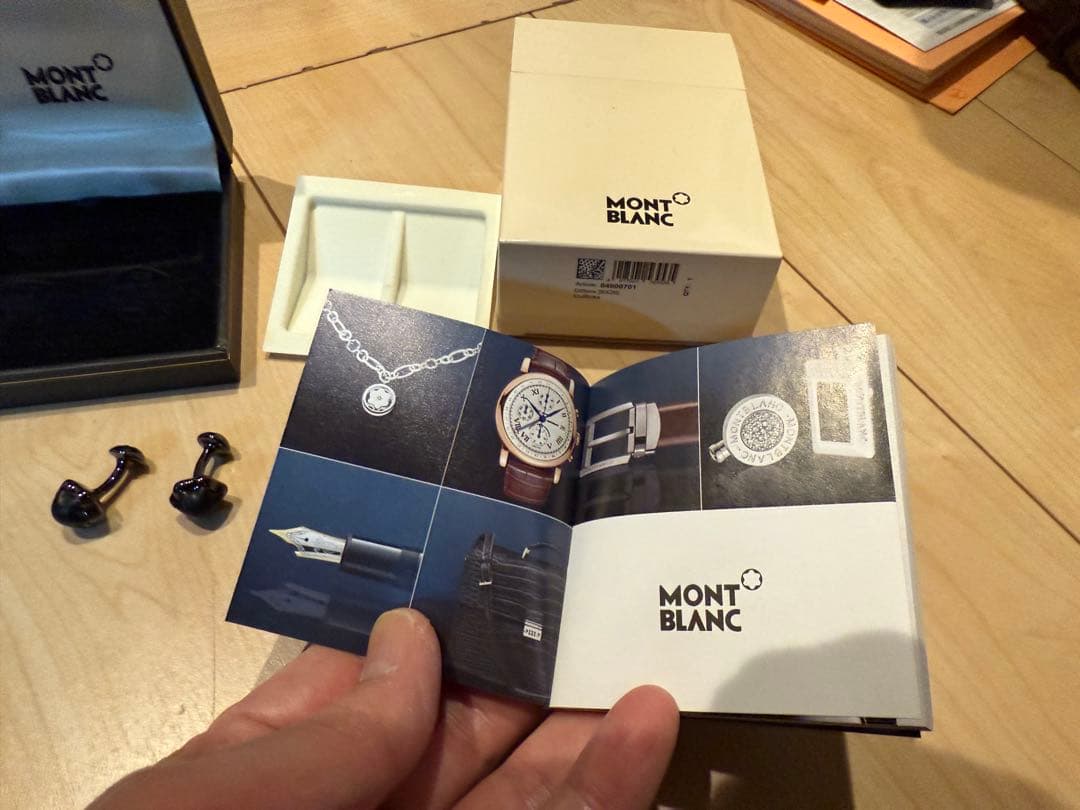 専用 お取り置き⭕️モンブラン カフス カフリンクス 箱一式付き