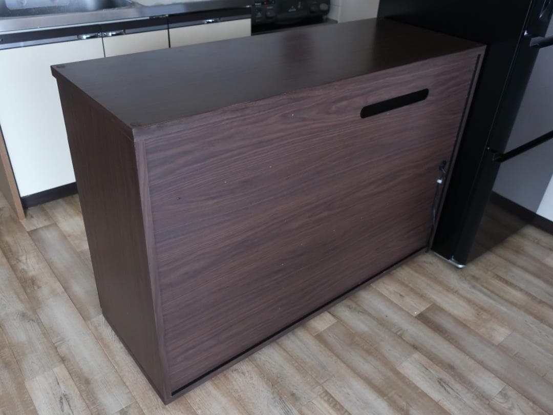 ★格安 日本製 キッチンカウンター キッチン収納 幅120cm コンセント付き